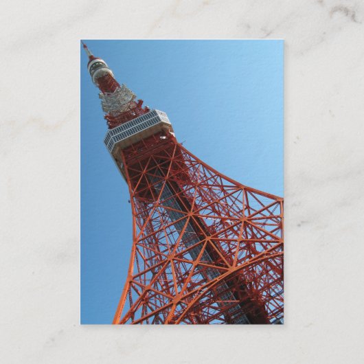 Tower 東 タ ー visitekaartje (Achterkant)