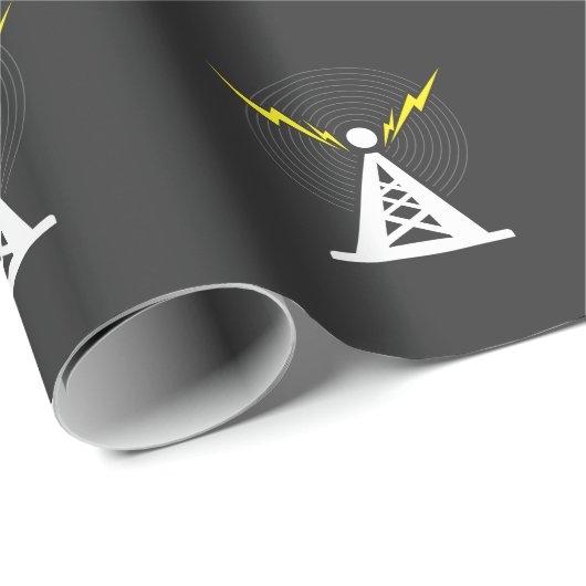 Tower Antenna Ham Radio Operator Cadeaupapier (Rol Hoek)