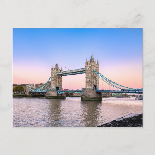 Tower Bridge at dusk, London UK Briefkaart (Voorkant)