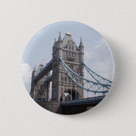 Tower Bridge-badge Ronde Button 5,7 Cm (Voorkant)