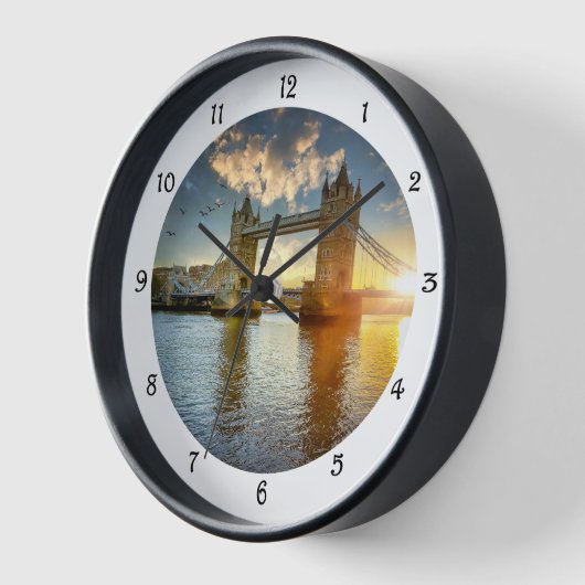 Tower Bridge bij zonsondergang (Hoek)