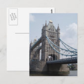 Tower Bridge-Briefkaart. Briefkaart (Voorkant / Achterkant)