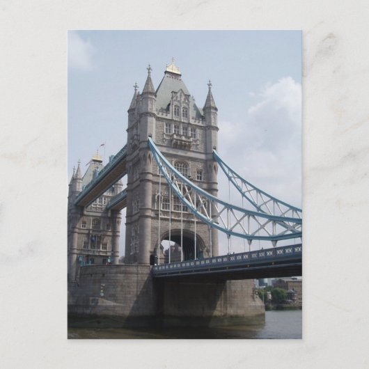 Tower Bridge-Briefkaart. Briefkaart (Voorkant)