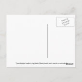 Tower Bridge-Briefkaart Briefkaart (Achterkant)