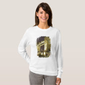 Tower Bridge en de rivier de Theems bij schemering T-shirt (Voorkant volledig)