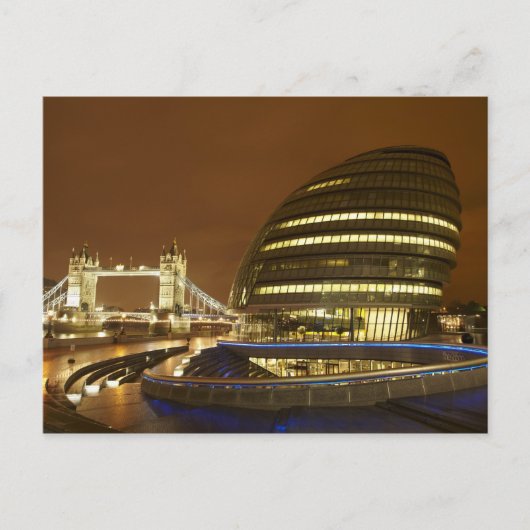 Tower Bridge, en Greater London Authority Briefkaart (Voorkant)