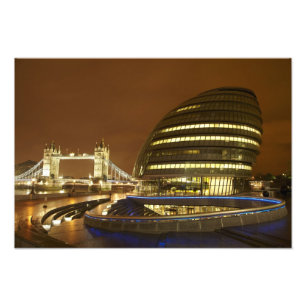 Tower Bridge, en Greater London Authority Foto Afdruk