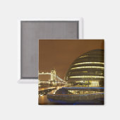 Tower Bridge en Greater London Authority Magneet (Voorkant / Achterkant)