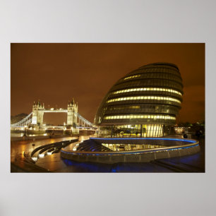 Tower Bridge en Greater London Authority Poster
