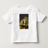 Tower Bridge en River Thames bij de schemering, Lo Kinder Shirts (Voorkant)