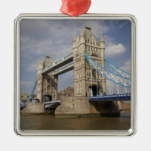 Tower Bridge en rivier de Theems, Londen, Metalen Ornament