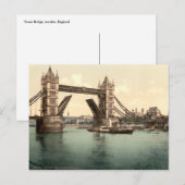Tower Bridge I, Londen, Engeland Briefkaart (Voorkant / Achterkant)