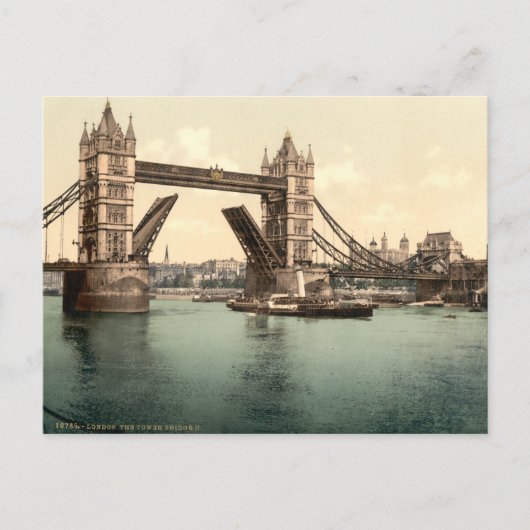 Tower Bridge I, Londen, Engeland Briefkaart (Voorkant)