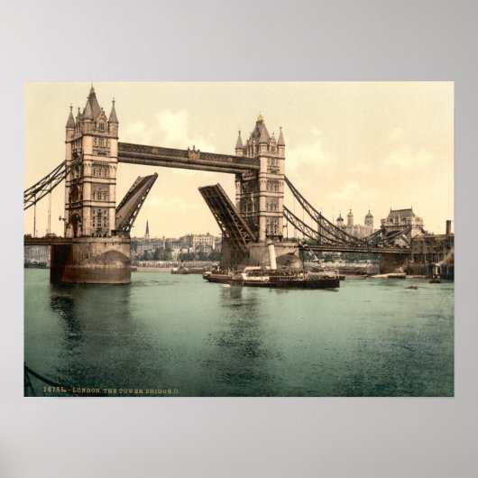 Tower Bridge I, Londen, Engeland Poster (Voorkant)
