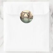 Tower Bridge I, Londen, Engeland Ronde Sticker (Tas)