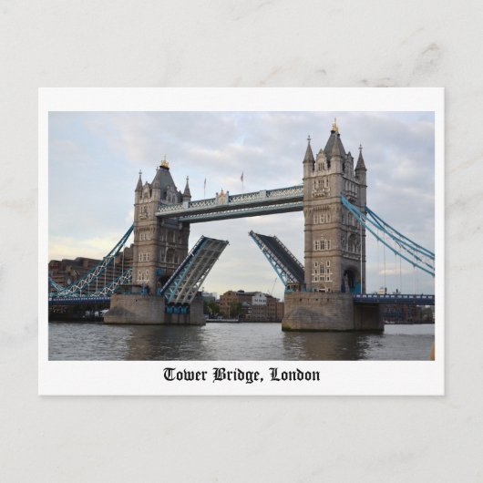 Tower Bridge, Londen Briefkaart (Voorkant)