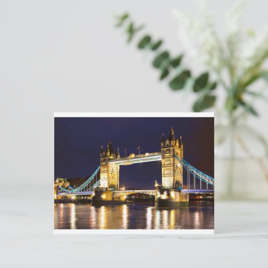 Tower Bridge Londen Briefkaart (Staand voorkant)