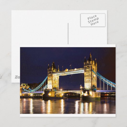 Tower Bridge Londen Briefkaart (Voorkant / Achterkant)