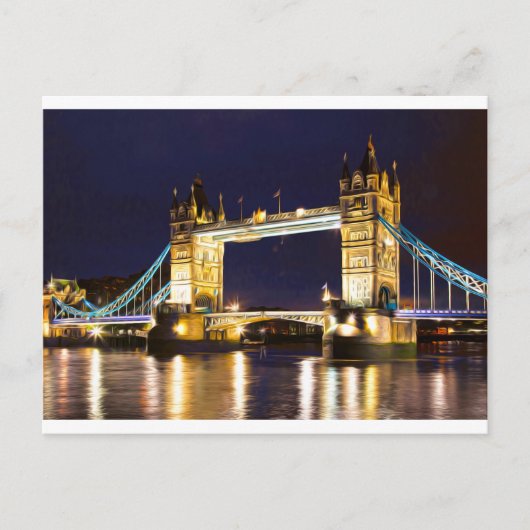 Tower Bridge Londen Briefkaart (Voorkant)