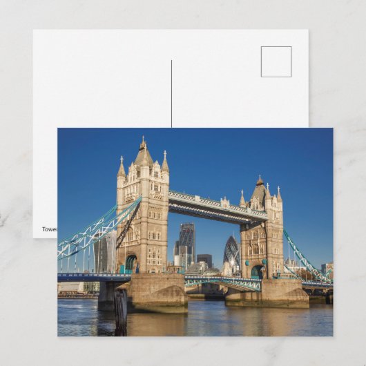 Tower Bridge Londen Briefkaart (Voorkant / Achterkant)