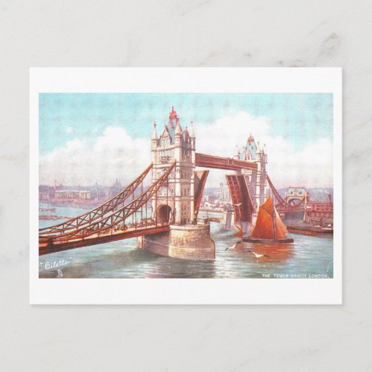 Tower Bridge Londen Briefkaart (Voorkant)