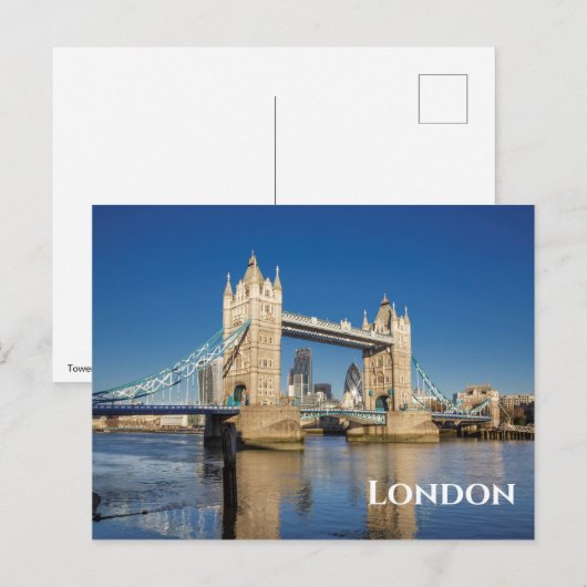 Tower Bridge, Londen Briefkaart (Voorkant / Achterkant)