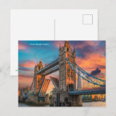 Tower Bridge Londen Briefkaart (Voorkant / Achterkant)