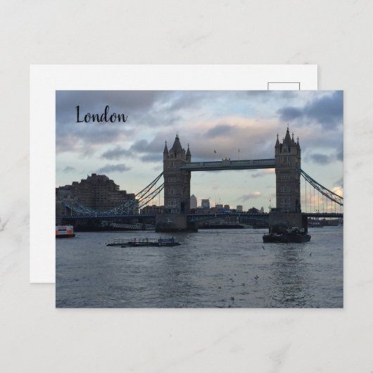 Tower Bridge, Londen Briefkaart (Voorkant / Achterkant)