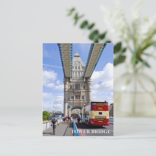 Tower Bridge, Londen Briefkaart UK (Staand voorkant)