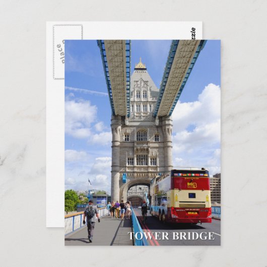 Tower Bridge, Londen Briefkaart UK (Voorkant / Achterkant)