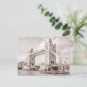 Tower Bridge Londen  Briefkaart Verenigd Koninkrij (Staand voorkant)