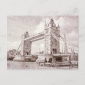 Tower Bridge Londen  Briefkaart Verenigd Koninkrij (Voorkant)