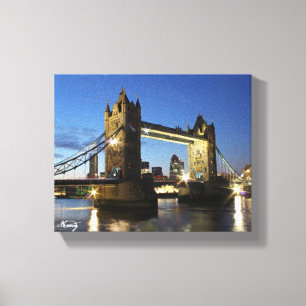 Tower Bridge Londen Canvas Afdruk
