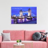 Tower Bridge Londen Canvas Afdruk (Insitu (Woonkamer))