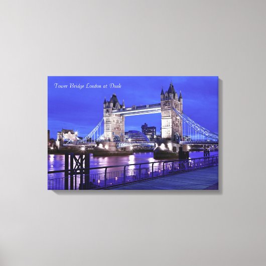 Tower Bridge Londen Canvas Afdruk (Voorkant)