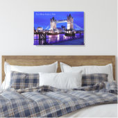 Tower Bridge Londen Canvas Afdruk (Insitu (Slaapkamer))