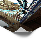 Tower Bridge Londen CityScape Engeland Poster (Hoek)