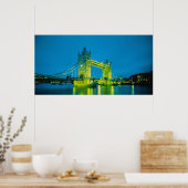 Tower Bridge, Londen, Engeland 3 Poster (Keuken)