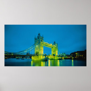 Tower Bridge, Londen, Engeland 3 Poster