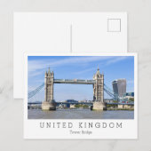 Tower Bridge, Londen, Engeland Briefkaart (Voorkant / Achterkant)