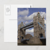 Tower Bridge - Londen, Engeland Briefkaart (Voorkant / Achterkant)