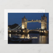 Tower Bridge, Londen, Engeland Briefkaart (Voorkant / Achterkant)