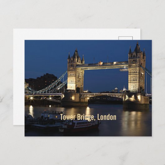 Tower Bridge, Londen, Engeland Briefkaart (Voorkant / Achterkant)