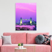 Tower Bridge, Londen, Engeland Canvas Afdruk (Insitu (Woonkamer))