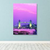 Tower Bridge, Londen, Engeland Canvas Afdruk (Insitu (Houten vloer))
