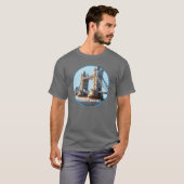 Tower Bridge Londen Engeland T-shirt (Voorkant volledig)