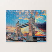 Tower Bridge Londen. Jigzaag Puzzle Legpuzzel (Horizontaal)