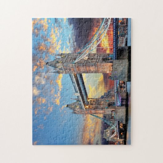 Tower Bridge Londen. Legpuzzel (Verticaal)