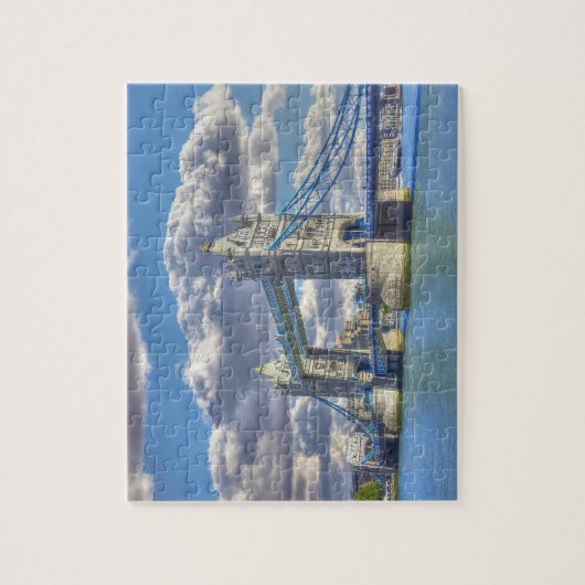 Tower Bridge Londen. Legpuzzel (Verticaal)