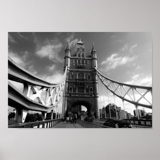 Tower Bridge Londen Poster (Voorkant)